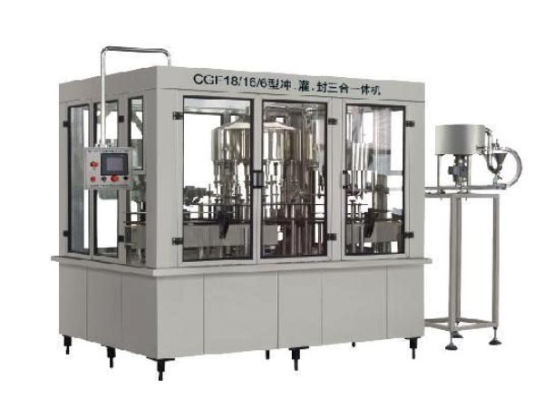 CGF系列沖瓶、灌裝、封口三合一機